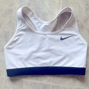 Nike Sz. Medium White/Black Sports Bra-NEW NEVER WORN